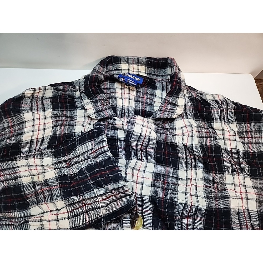Pendleton Mens Plaid‎ Flannel Button Up Long Sleeve Shirt Small Multicolor
